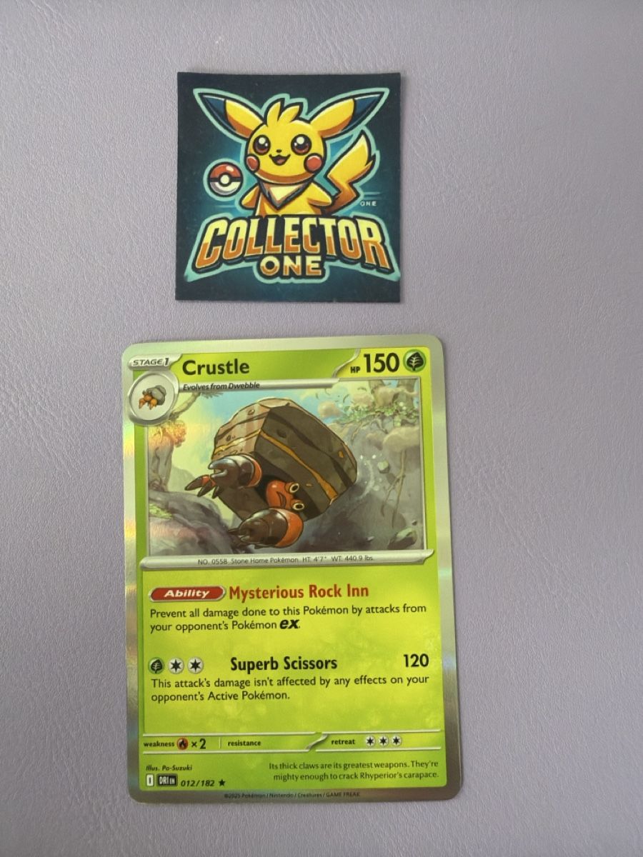 Pokémon Sammelbilder & Trading cards: Pokemon Crustle Holo 012/182 – Neu (gemäss Beschreibung) aus Lommiswil von CollectorOne