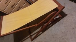 Liegestuhl, Gartenliege, Strandliege Holz, guter Zustand