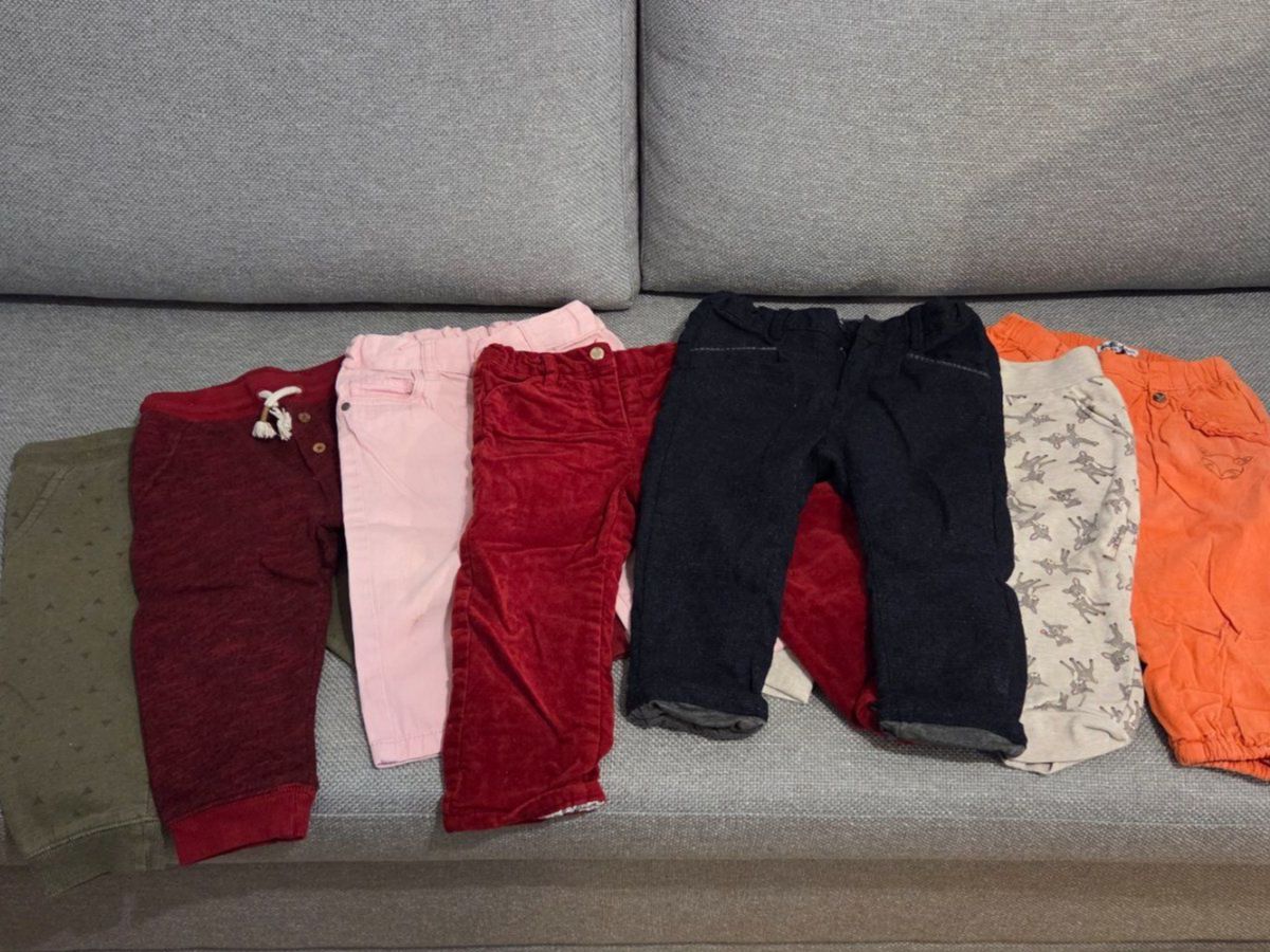 Pantaloni: 7x Kinder Hosen Grösse 80 – Usato da Thun venduto da el_gnom