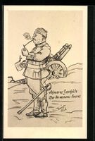 Schweres Geschütz, Rauchender Soldat mi