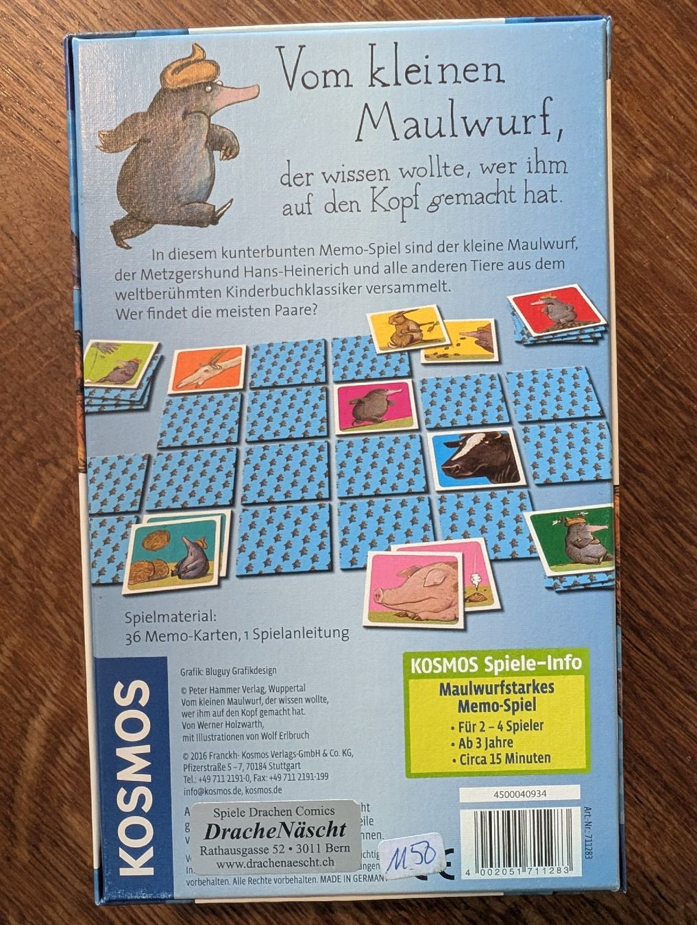 Libri: Set: "Vom kleinen Maulwurf" Memo Spiel + Buch – Usato da Bern venduto da Zorro333 2