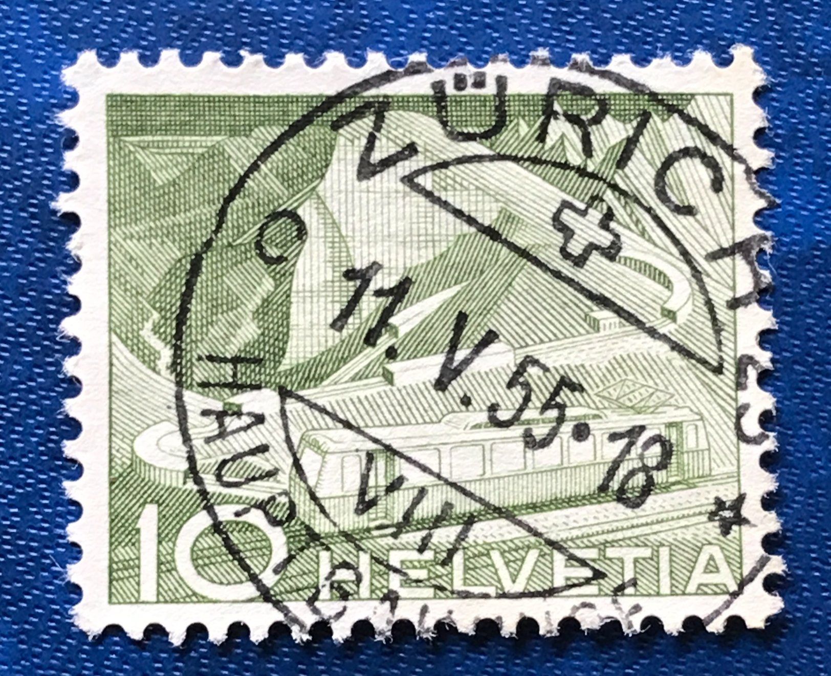 Tutti i francobolli: Nr.299 Technik und Landschaft GESTEMPELT    – Usato da Aarau venduto da Billa007