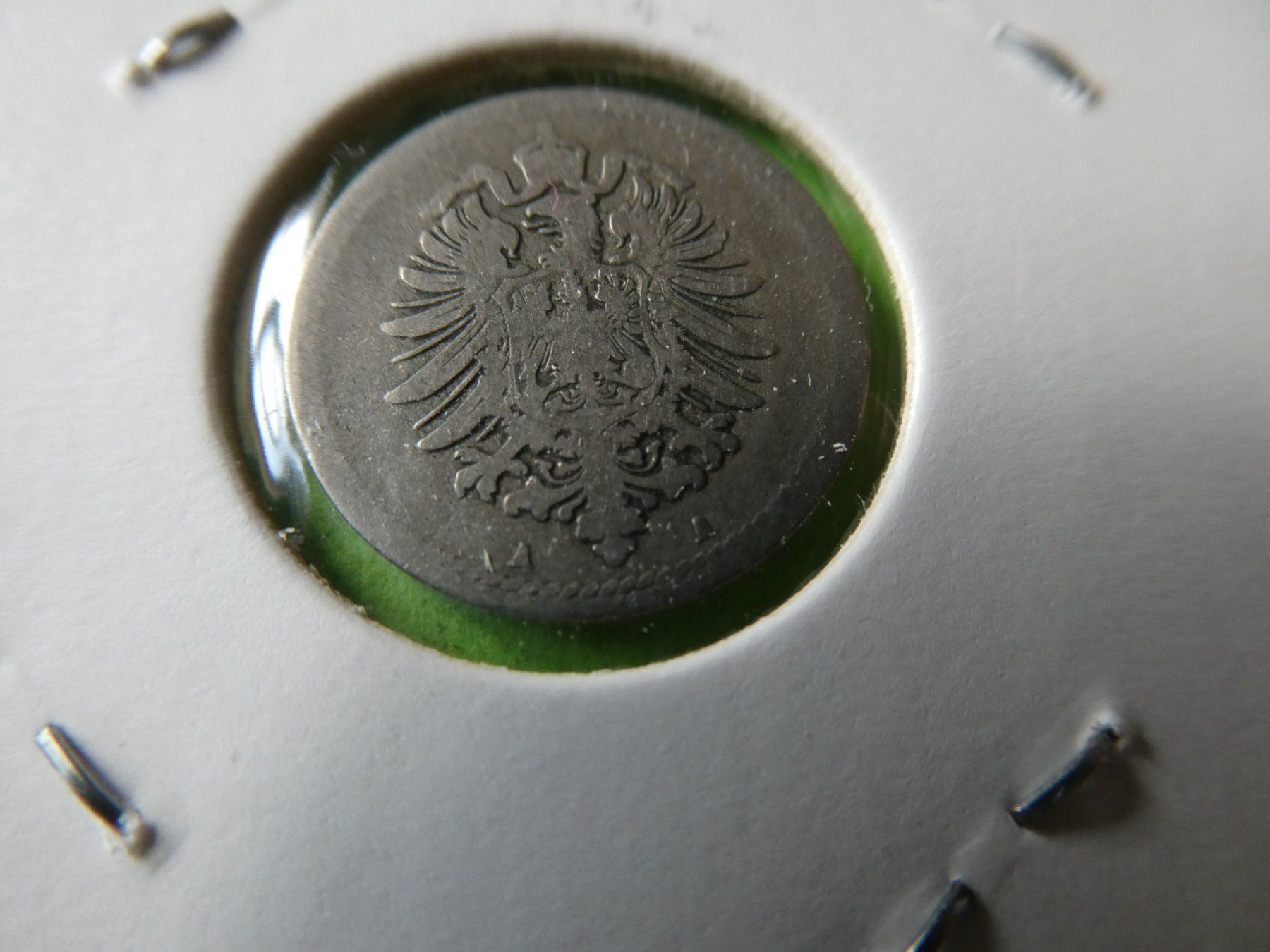 Alle Münzen: Dt. Reich 1875 A, 5 Pfennig – Gebraucht aus Hinterforst von Rohusri 1