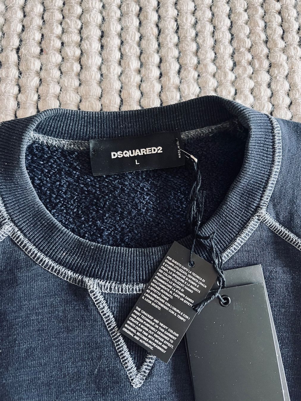 Dsquared2 Maglioni & Felpe: Dsquared2 logo printed sweatshirt Sz L – Nuovo e nell'imballaggio originale da Lausanne venduto da ipanema23 6