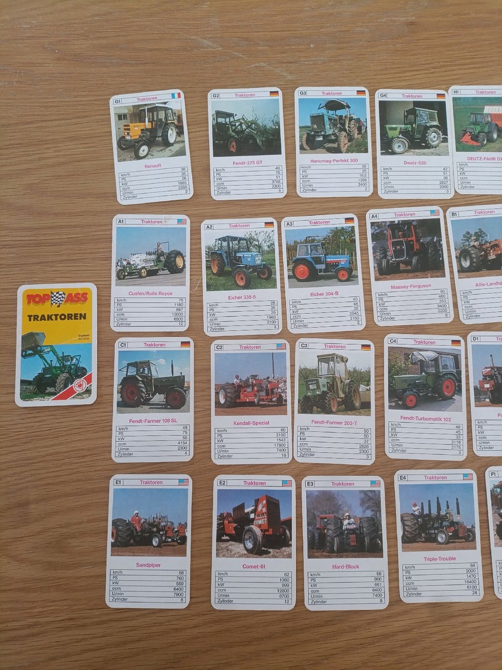 Giochi: Traktoren Quartett, Top Ass – Usato da Wil SG venduto da Donaldus 2