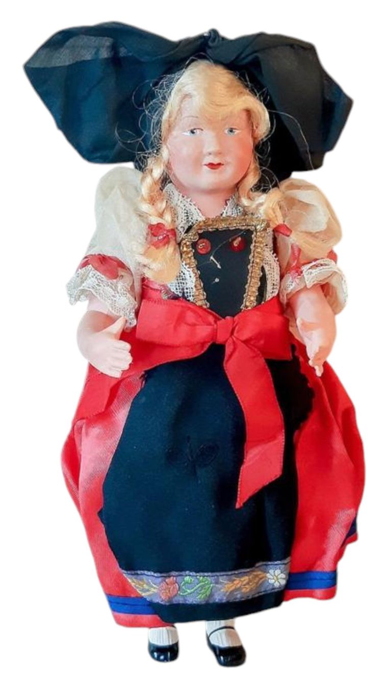 Bambole: Petitcollin Alsacienne Elsässerin 27 cm – Usato da Tavannes venduto da Brocashop 3