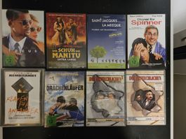 8 DVD - Comédie, action - Bon état