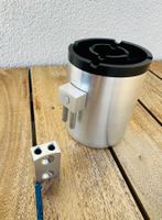 Wandaschenbecher aus eloxiertem Aluminium für Außenbereich