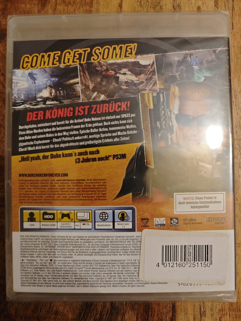 Sony Giochi: Duke Nukem Forever - PS3 - Neu & originalverpackt  – Nuovo e nell'imballaggio originale da Dübendorf venduto da kb86_MOVIE 1