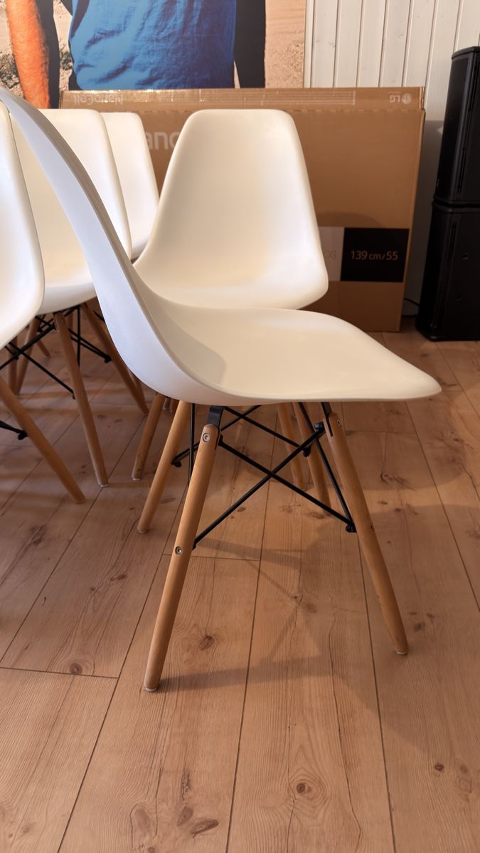 Sedie: Chaises blanches style scandinave - Lot de 4,6,8 ou 12 – Usato da Matran venduto da jcjaton 3