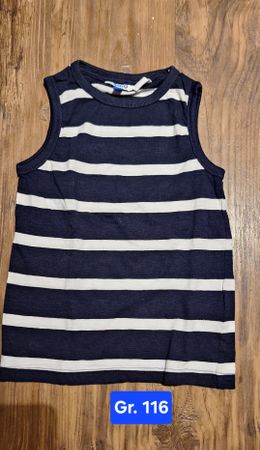 Sommerliches Ringelshirt in Grösse 116 - Top Zustand!