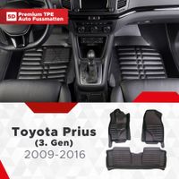 5D Premium Auto Fussmatten  Toyota Prius (3.Gen) 2009-2016