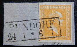 Preussen Kat. 8 gest. 1857 Kat. 50 Euro