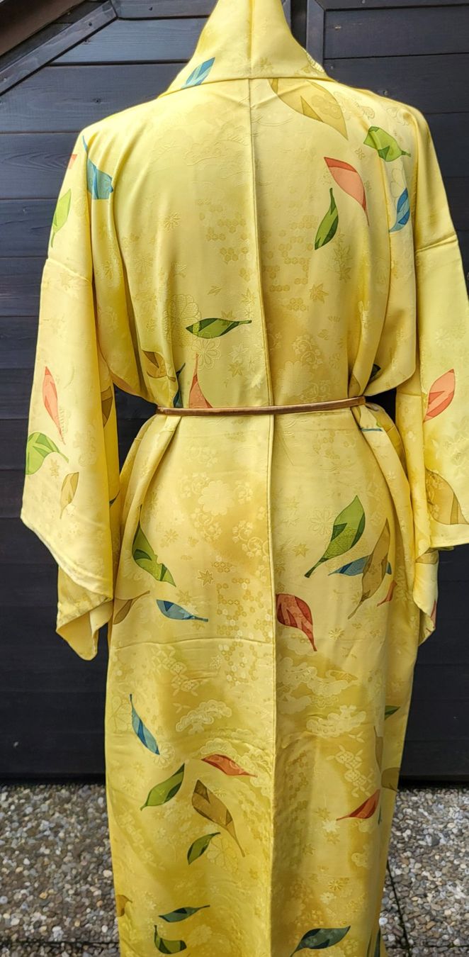 Kimono: Kimono jaune – Nuovo (secondo la descrizione) da Fribourg venduto da VictoriaShop7 3