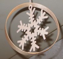 Christbaumanhänger Eis Kristalle nature Set. a. 6 Stück
