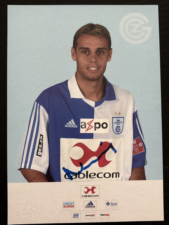 Richard Nuñez Autogrammkarte GC Zuerich - Seltenes Sammlerst (Gebraucht ...