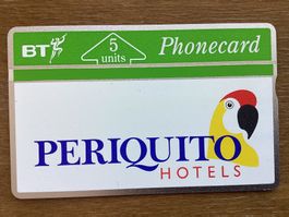 Telefonkarte British Telecom BTP076 Periquito 4543 Ex ungebr