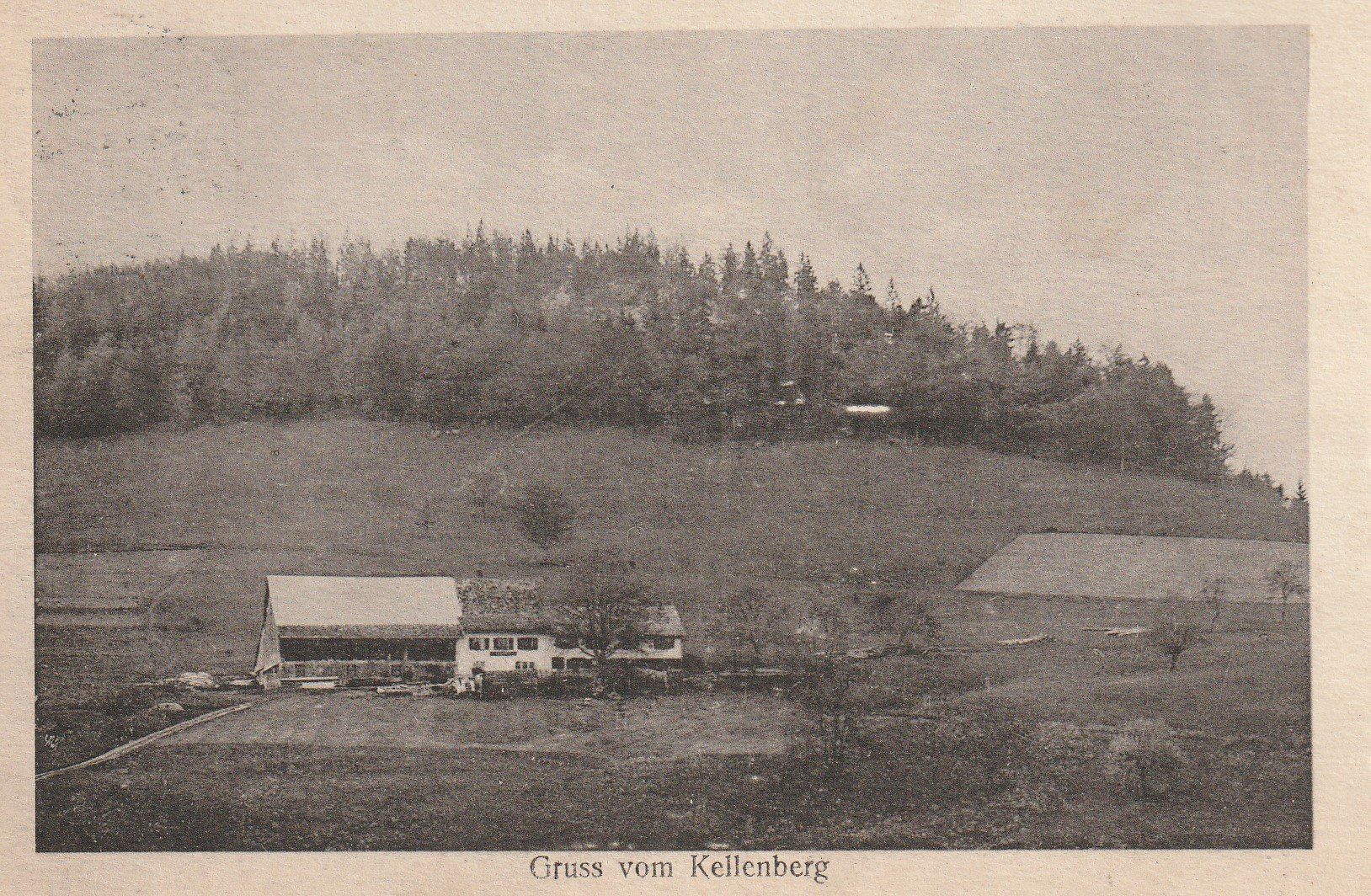 Cartoline postali: AK Kellenberg ob Waldenburg/BL - gel.20.6.1921 – Usato da Fribourg venduto da schnalla92