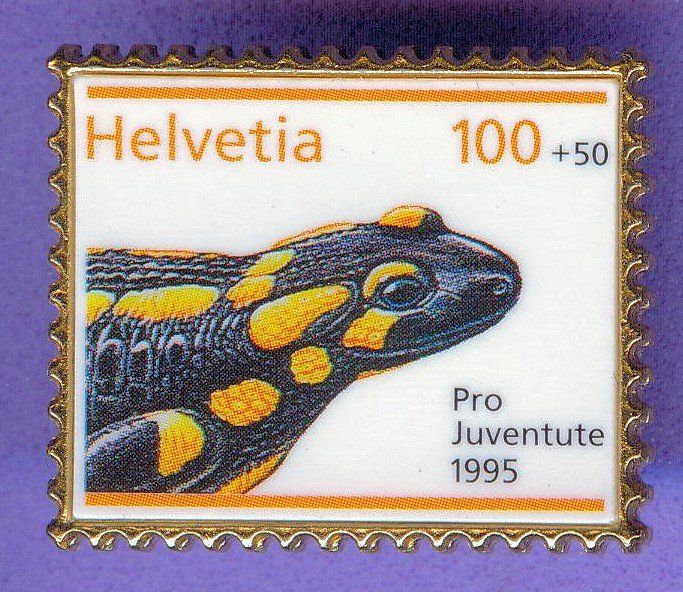 Placchette & Badge: PTT  Pro Juventute 1995  100 Rappen – Usato da Winterthur venduto da Sammleroase