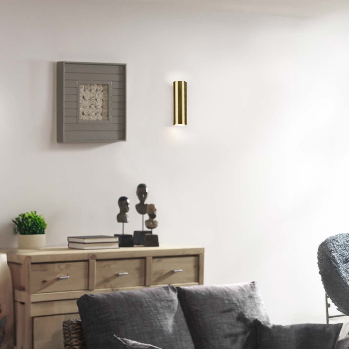 Lampade: Wandleuchte, Altmessing, 18 cm Höhe – Nuovo (secondo la descrizione) da Kreuzlingen venduto da Smart-Light 1