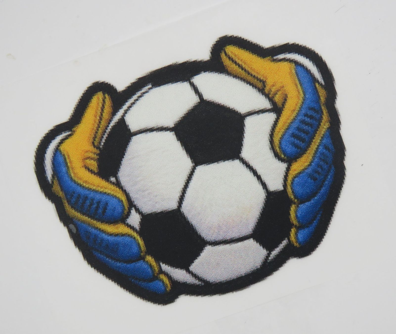 Aufkleber: Cooler - FUSSBALL Patch - Aufbügel Bild -  7x5,5cm – Neu und originalverpackt aus Grenchen von Yamahwildstar16 2