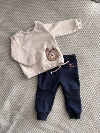 Set aus Pullover & Hose Gr. 74