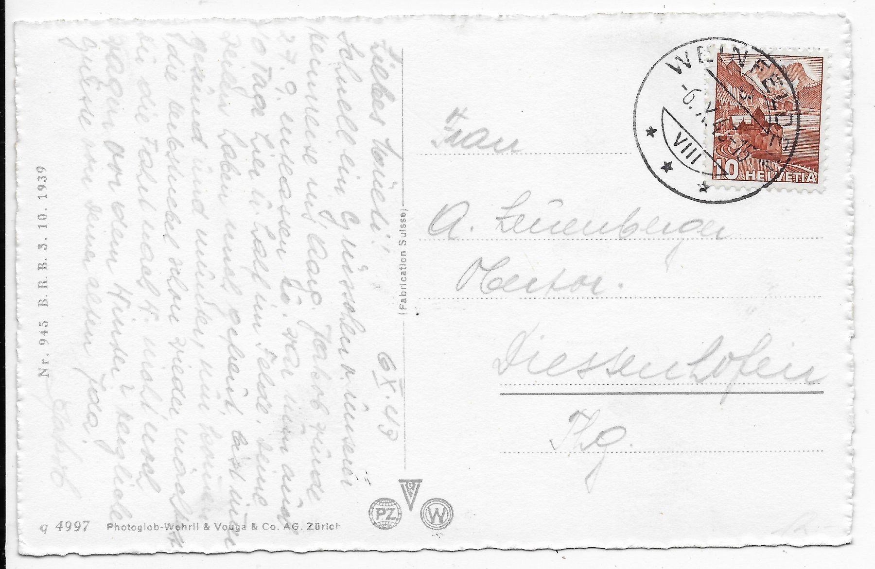 Ansichtskarten: Ansicht von Romanshorn – Gebraucht aus Hefenhofen von Richsalz 1
