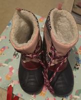 Winterstiefel gefüttert pink schwarz Grösse 30 