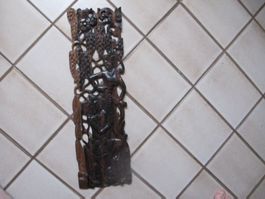 Holzschnitzerei Relief Indonesien  49 x 15  cm Schnitzerei B