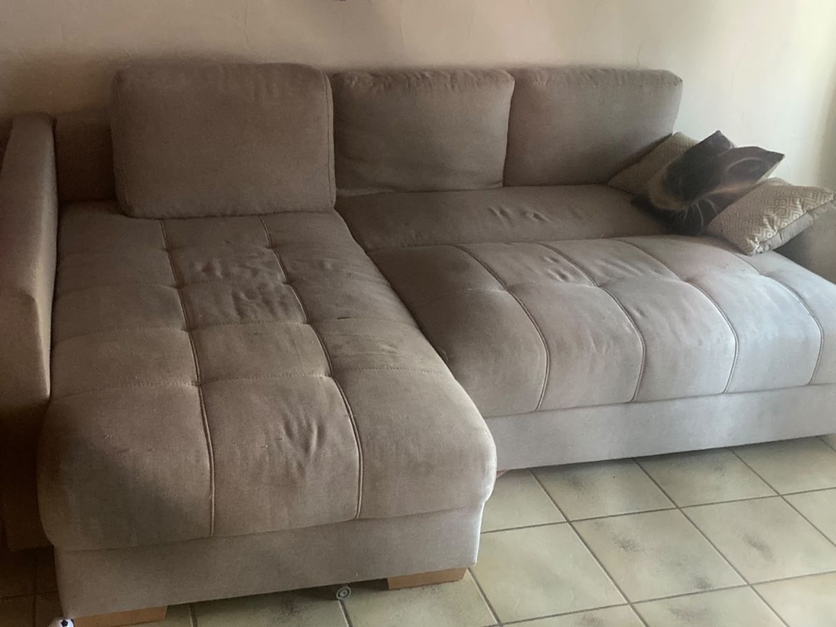 Divani: Ecksofa mit Schlaffunktion grau gebrauchter Zustand – Usato da Siebnen venduto da neb_tt6h 2