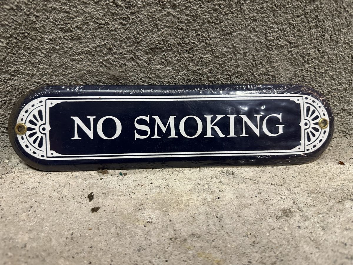 Insegne: No Smoking nicht rauchen – Nuovo (secondo la descrizione) da Reinach AG venduto da rares75