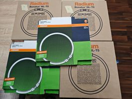 5x Osram Leuchtstoffröhre 22watt Cool White