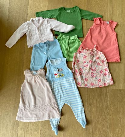 Kleiderpaket, 8 Teile, Mädchen, 12-18 Monate, 74 - 81 cm