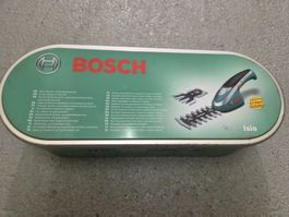 Bosch Isio Grasscherenset. Metallkoffer