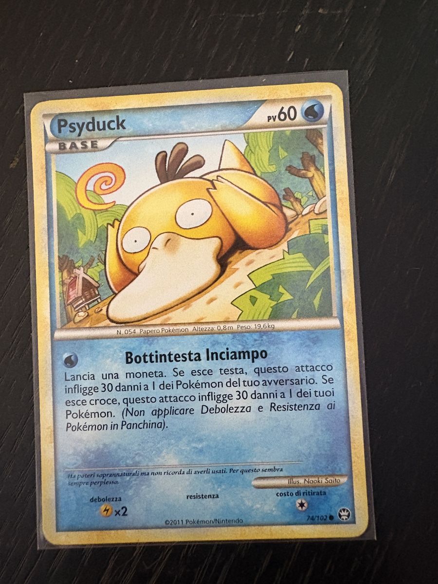 Pokémon Carte collezionabili: Psyduck (TM 74) Triumphant - Singles – Usato da Davesco-Soragno venduto da luiginix3939