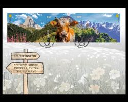 Swiss Crypto Stamp CHLI - 4/6 Sammlung Sonderumschlag