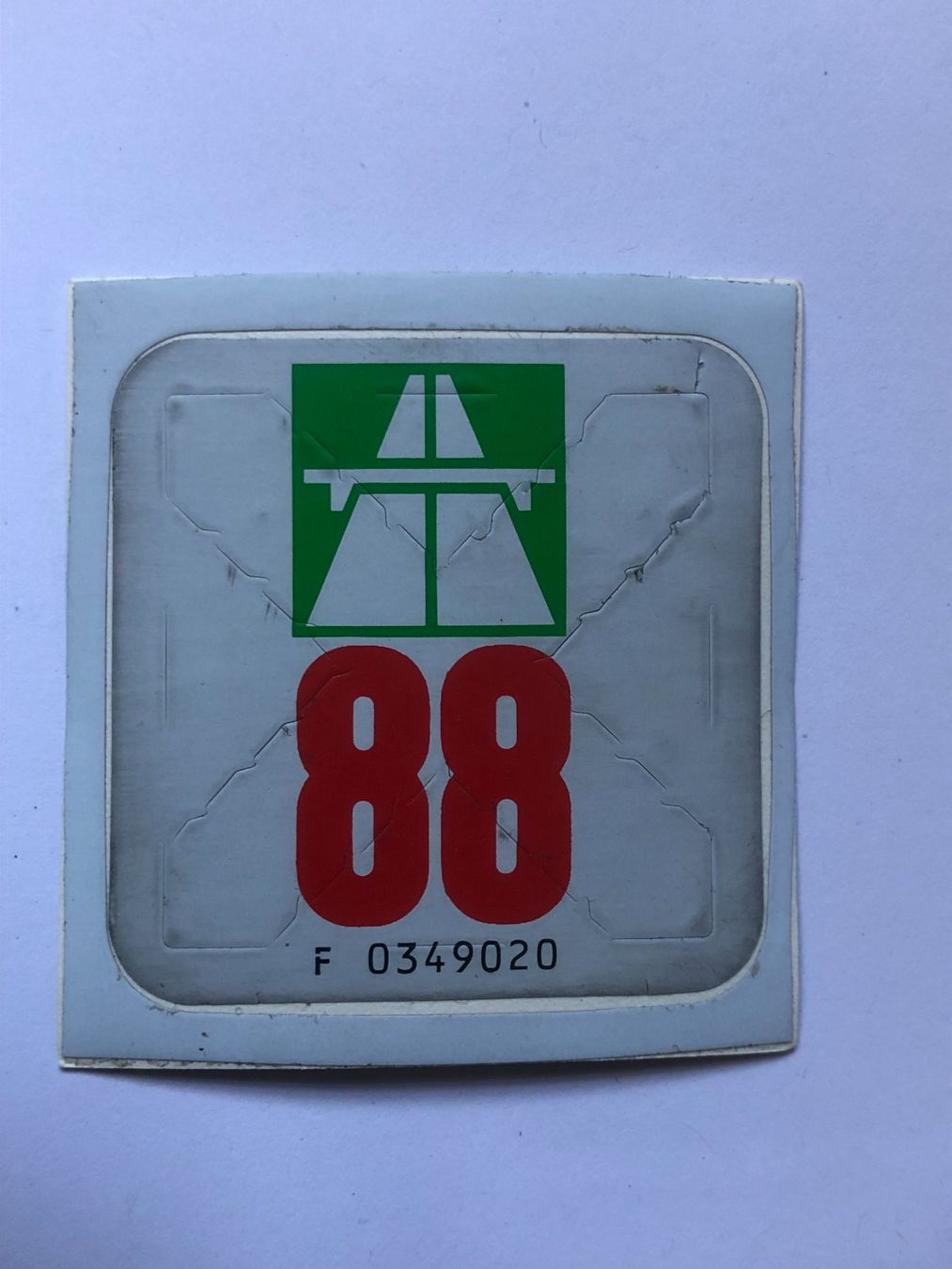 Vignette autostradali: Autobahnvignette 1988 – Usato da Ganterschwil venduto da ganterb