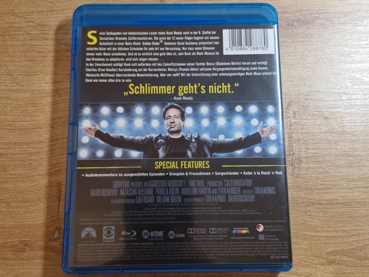 Tutti i DVDs: Californication - Staffel 6 Bluray – Usato da Pfungen venduto da Whitie 1