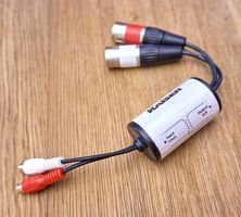 2-Fach Audio Symmetriertrafo, Cinch auf XLR, DJ-Equipment!
