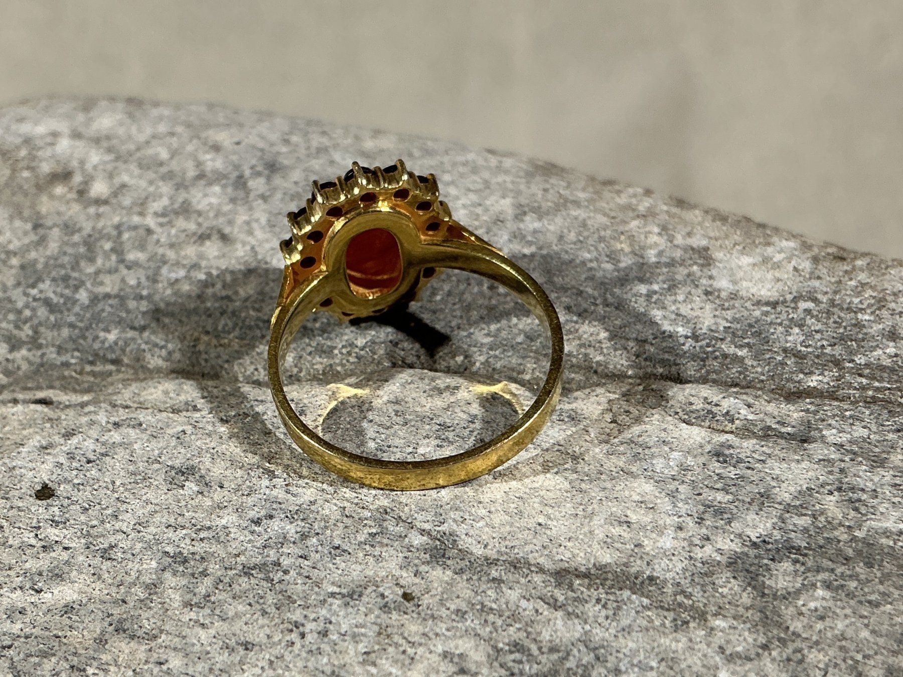 Anelli: BÖHMISCHER GRANATSCHMUCK Ring Cameé Gr. 56 – Nuovo (secondo la descrizione) da Richterswil venduto da Restwert_Richterswil 6