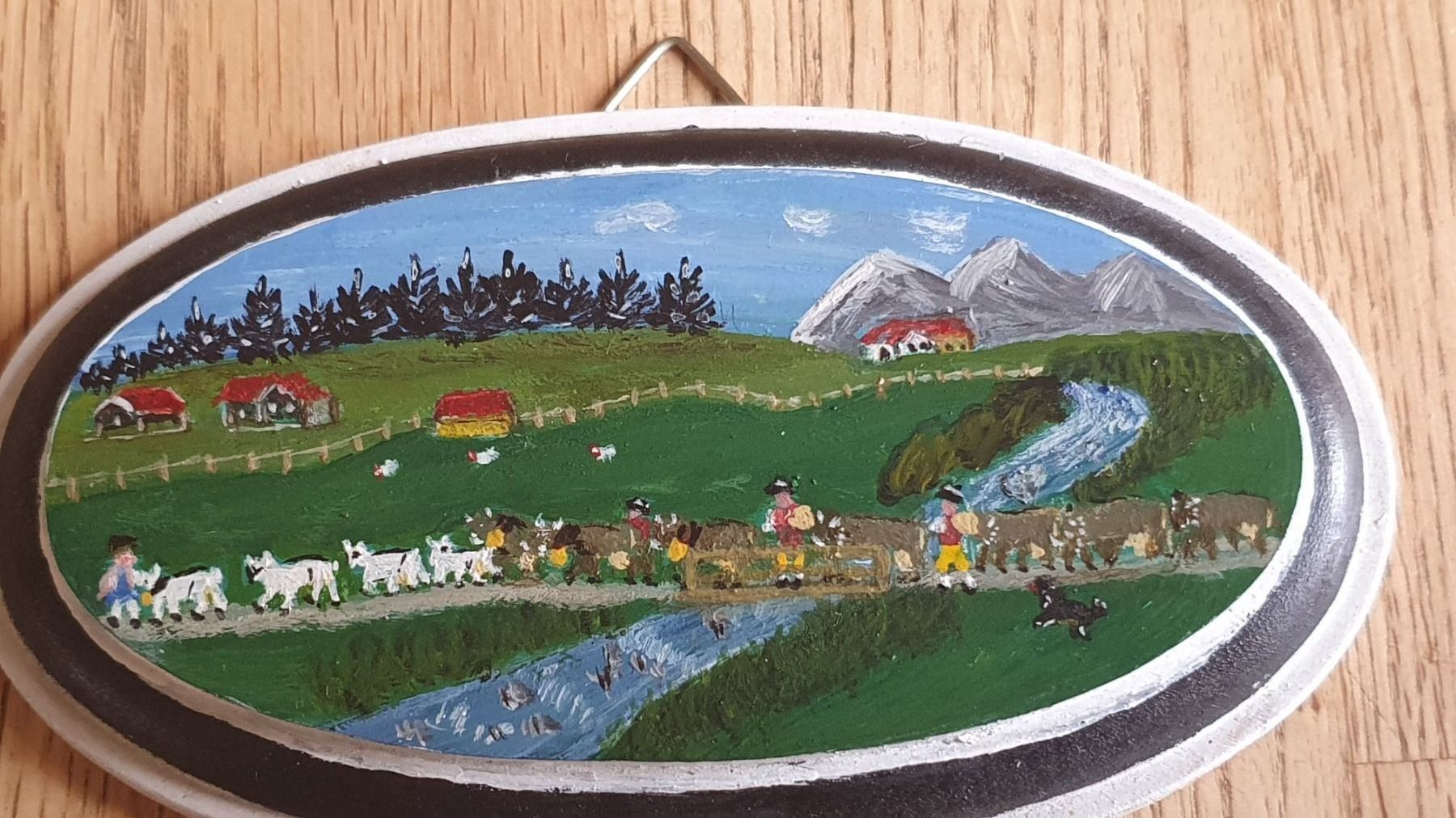 Gemälde: Kleines Appenzeller Alpaufzug  Bild – Gebraucht aus Flawil von Naphtali 9