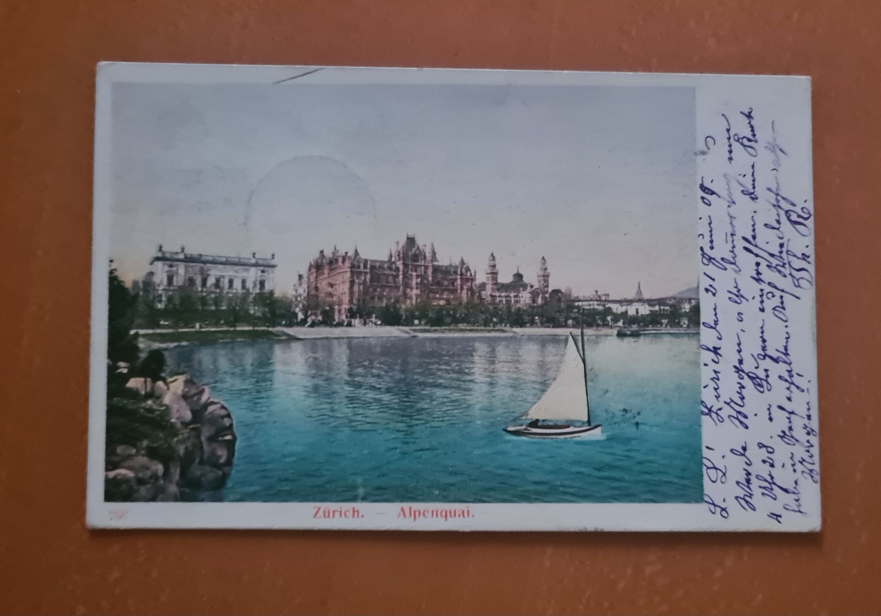 Cartoline postali: Zürich 1905 – Usato da Ebikon venduto da Donar50