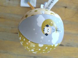 1 Kaloo süsser Baby Ball Eule Mond grau 10cm neu