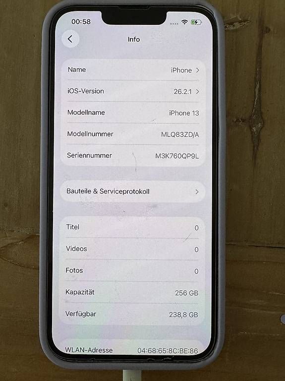 Telefoni cellulari / Smartphones: Iphone 13 Rosé 256gb – Usato da Basel venduto da Valisa