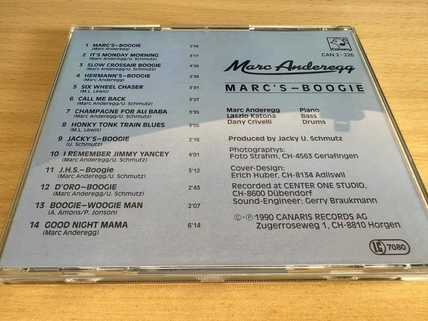 CD: Marc Anderegg - Marc's Boogie – Usato da Rikon im Tösstal venduto da Alpenmutz 1