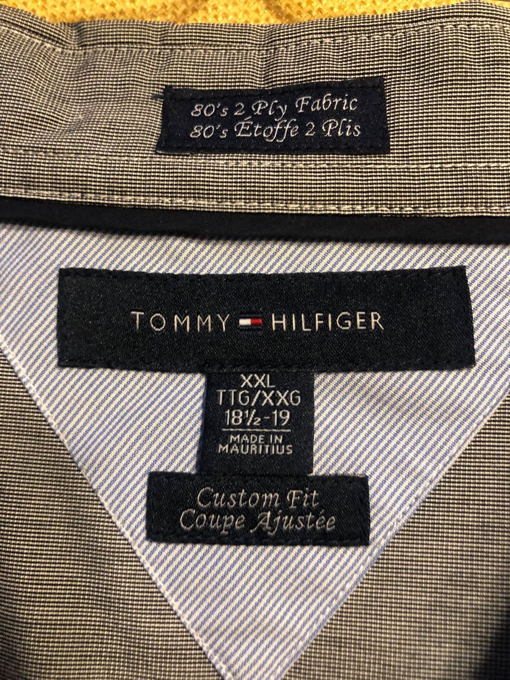 Camicie: Graues Hemd von Tommy Hilfiger Gr. XXL – Nuovo (secondo la descrizione) da Oberweningen venduto da Gerini 3