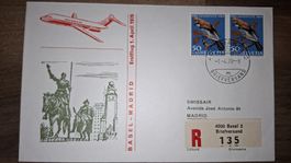 Swissair Basel - Madrid 01.04.1970