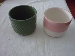 2x Blumenübertopf