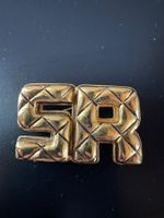 R. Kikiei Bijoux Brosche goldfarben Vintage