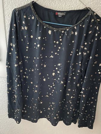 Street One Shirt, Grösse 38, tolles Design für den Herbst